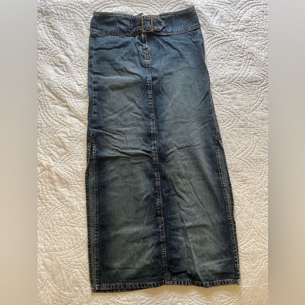 20% OFF 2+ BUNDLES! Paris Blues “Soulmate” Long Denim Skirt. Blue. Size 1